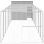 Caseta perros corral acero galvanizado gris claro 214x865x181cm de , Casetas para perros - Ref: Foro24-3189140, Precio: 824,9...