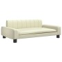 Sofá para niños de cuero sintético crema 90x53x30 cm de , Mobiliario para bebés y niños pequeños - Ref: Foro24-3196264, Preci...