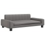 Sofá para niños de cuero sintético gris 90x53x30 cm de , Mobiliario para bebés y niños pequeños - Ref: Foro24-3196266, Precio...
