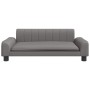 Sofá para niños de cuero sintético gris 90x53x30 cm de , Mobiliario para bebés y niños pequeños - Ref: Foro24-3196266, Precio...