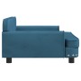 Sofá para niños de terciopelo azul 90x53x30 cm de , Mobiliario para bebés y niños pequeños - Ref: Foro24-3196279, Precio: 95,...