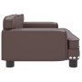 Sofá para niños de cuero sintético marrón 70x45x30 cm de , Mobiliario para bebés y niños pequeños - Ref: Foro24-3196302, Prec...