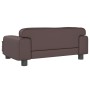 Sofá para niños de cuero sintético marrón 70x45x30 cm de , Mobiliario para bebés y niños pequeños - Ref: Foro24-3196302, Prec...
