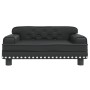 Sofá para niños de cuero sintético negro 70x45x30 cm de , Mobiliario para bebés y niños pequeños - Ref: Foro24-3196300, Preci...