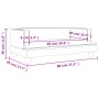 Sofá para niños de terciopelo negro 80x45x30 cm de , Mobiliario para bebés y niños pequeños - Ref: Foro24-3196309, Precio: 83...