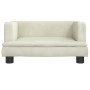 Sofá para niños de terciopelo crema 60x40x30 cm de , Mobiliario para bebés y niños pequeños - Ref: Foro24-3196323, Precio: 66...