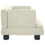 Sofá para niños de terciopelo crema 60x40x30 cm de , Mobiliario para bebés y niños pequeños - Ref: Foro24-3196323, Precio: 66...