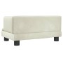 Sofá para niños de terciopelo crema 60x40x30 cm de , Mobiliario para bebés y niños pequeños - Ref: Foro24-3196323, Precio: 66...