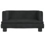 Sofá para niños de terciopelo negro 60x40x30 cm de , Mobiliario para bebés y niños pequeños - Ref: Foro24-3196321, Precio: 67...