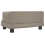 Sofá para niños de cuero sintético capuchino 60x40x30 cm de , Mobiliario para bebés y niños pequeños - Ref: Foro24-3196328, P...