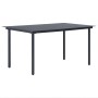 Set de comedor de jardín de 9 piezas PVC ratán negro de , Conjuntos de jardín - Ref: Foro24-3060099, Precio: 791,97 €, Descue...