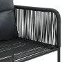 Set de comedor de jardín de 7 piezas PVC ratán negro de , Conjuntos de jardín - Ref: Foro24-3060103, Precio: 608,10 €, Descue...