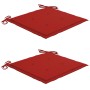 Sillas de jardín plegables 2 uds cojines madera maciza acacia de , Sillas de jardín - Ref: Foro24-3064488, Precio: 122,89 €, ...