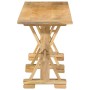 Banco de madera maciza de mango 160x35x45 cm de , Bancos de comedor y cocina - Ref: Foro24-354992, Precio: 158,07 €, Descuent...