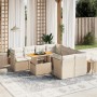 Set de sofás de jardín 9 pzas con cojines ratán sintético beige en Conjuntos de jardín | Comprar online en Foru.es