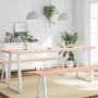 Tablero de mesa madera maciza borde natural 200x50x(2-4) cm de , Tableros para mesas - Ref: Foro24-363916, Precio: 56,05 €, D...