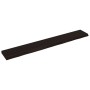 Estante pared madera roble tratada marrón oscuro 200x30x(2-6)cm de , Estantes y estanterías - Ref: Foro24-363845, Precio: 62,...