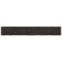 Estante pared madera roble tratada marrón oscuro 200x30x(2-6)cm de , Estantes y estanterías - Ref: Foro24-363845, Precio: 62,...