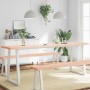 Tablero de mesa madera maciza borde natural 220x50x(2-6) cm de , Tableros para mesas - Ref: Foro24-363923, Precio: 72,45 €, D...