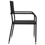 Juego de comedor de jardín 5 piezas ratán sintético negro de , Conjuntos de jardín - Ref: Foro24-3156750, Precio: 220,33 €, D...