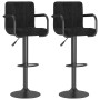 Taburetes de cocina 2 unidades terciopelo negro de , Taburetes de cocina - Ref: Foro24-334656, Precio: 144,09 €, Descuento: %