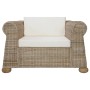 Sillón con cojines ratán natural de , Sillones - Ref: Foro24-283072, Precio: 350,05 €, Descuento: %
