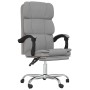 Silla de oficina reclinable de tela gris claro de , Sillas de oficina - Ref: Foro24-349627, Precio: 114,20 €, Descuento: %
