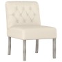 Silla tapizada con botones lino de , Sillas poltrona - Ref: Foro24-352462, Precio: 85,61 €, Descuento: %