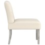 Silla tapizada con botones lino de , Sillas poltrona - Ref: Foro24-352462, Precio: 85,61 €, Descuento: %