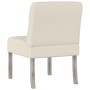 Silla tapizada con botones lino de , Sillas poltrona - Ref: Foro24-352462, Precio: 85,61 €, Descuento: %