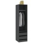Armario con cajones de madera contrachapada gris 50x50x200 cm de , Armarios roperos - Ref: Foro24-800614, Precio: 124,97 €, D...
