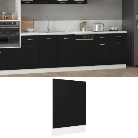 Panel para lavavajillas “Lyon” madera contrachapada negro de , Armarios de cocina - Ref: Foro24-802555, Precio: 38,15 €, Desc...