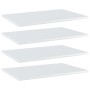 Estante estantería 4uds contrachapada blanco brillo 60x40x1,5cm de , Estanterías - Ref: Foro24-805260, Precio: 42,37 €, Descu...