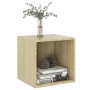 Armario de pared 2 uds madera contrachapada roble 37x37x37 cm de , Estantes y estanterías - Ref: Foro24-805454, Precio: 61,52...