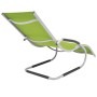 Tumbona con cojín aluminio y textilene verde de , Tumbonas - Ref: Foro24-47780, Precio: 103,67 €, Descuento: %