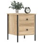 Mesita de noche madera de ingeniería roble Sonoma 40x42x50 cm de , Mesitas de noche - Ref: Foro24-825985, Precio: 68,03 €, De...
