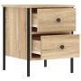 Mesita de noche madera de ingeniería roble Sonoma 40x42x50 cm de , Mesitas de noche - Ref: Foro24-825985, Precio: 68,03 €, De...