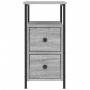 Mesita de noche madera de ingeniería gris Sonoma 30x60x60 cm de , Mesitas de noche - Ref: Foro24-826069, Precio: 59,81 €, Des...