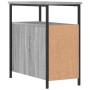 Mesita de noche madera de ingeniería gris Sonoma 30x60x60 cm de , Mesitas de noche - Ref: Foro24-826069, Precio: 59,81 €, Des...