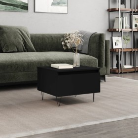 Mesa de centro madera de ingeniería negro 50x46x35 cm de , Mesas de centro - Ref: Foro24-830862, Precio: 43,92 €, Descuento: %