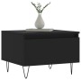 Mesa de centro madera de ingeniería negro 50x46x35 cm de , Mesas de centro - Ref: Foro24-830862, Precio: 43,92 €, Descuento: %