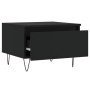 Mesa de centro madera de ingeniería negro 50x46x35 cm de , Mesas de centro - Ref: Foro24-830862, Precio: 43,92 €, Descuento: %