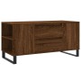 Mesa de centro madera de ingeniería marrón roble 102x44,5x50 cm de , Mesas de centro - Ref: Foro24-831011, Precio: 92,26 €, D...
