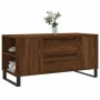 Mesa de centro madera de ingeniería marrón roble 102x44,5x50 cm de , Mesas de centro - Ref: Foro24-831011, Precio: 92,26 €, D...