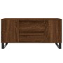 Mesa de centro madera de ingeniería marrón roble 102x44,5x50 cm de , Mesas de centro - Ref: Foro24-831011, Precio: 92,26 €, D...