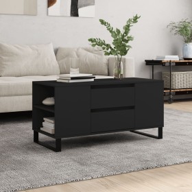 Mesa de centro madera de ingeniería negro 102x44,5x50 cm de , Mesas de centro - Ref: Foro24-831005, Precio: 96,35 €, Descuent...