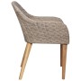 Sillas de jardín con cojines 2 unidades ratán sintético marrón de , Sillas de jardín - Ref: Foro24-44156, Precio: 230,86 €, D...