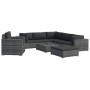 Set de muebles de jardín 8 pzas y cojines ratán sintético gris de , Conjuntos de jardín - Ref: Foro24-46767, Precio: 844,70 €...