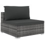 Set de muebles de jardín 8 pzas y cojines ratán sintético gris de , Conjuntos de jardín - Ref: Foro24-46767, Precio: 844,70 €...