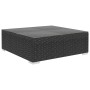 Set muebles de jardín 5 piezas y cojines ratán sintético negro de , Conjuntos de jardín - Ref: Foro24-46784, Precio: 504,72 €...